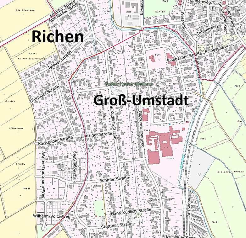 Hackersiedlung Karte